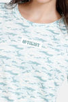 Zivame Pet Puzzle Knit Cotton Top - Whisper Blue — thumbnail 5